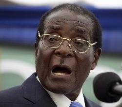 El presidente Robert Mugabe