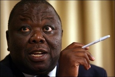 El líder de la oposición de Zimbabue, Morgan Tsvangirai.