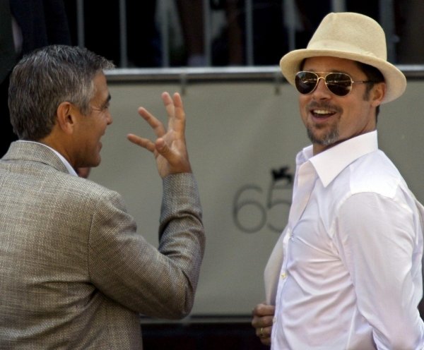 George Clooney y Brad Pitt. (Foto: EFE)