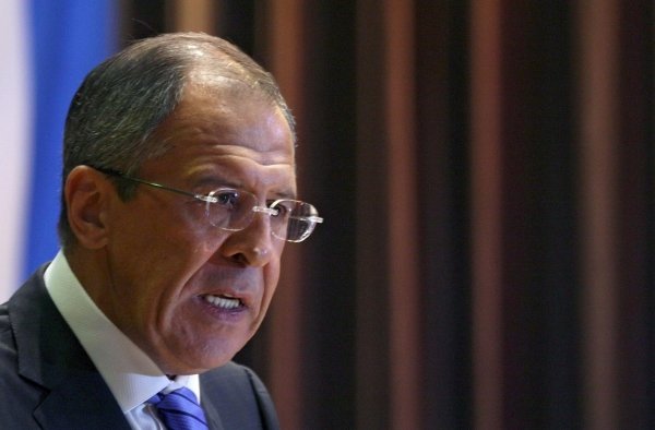 El ministro de Exteriores ruso Sergei Lavrov.