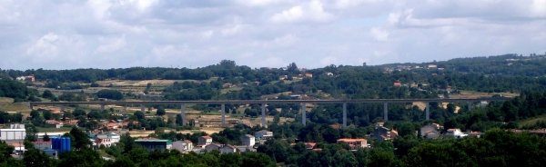 El viaducto de Portos quedó concluído.