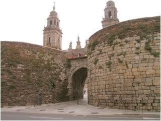 Vista de la muralla de Lugo. (Foto: Archivo )