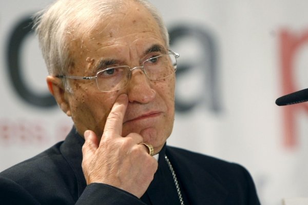 El cardenal arzobispo de Madrid y presidente de la Conferencia Episcopal Antonio María Rouco.