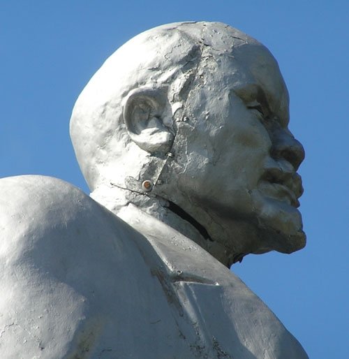 Detalle de la estatua de Lenin. (Foto: Archivo)