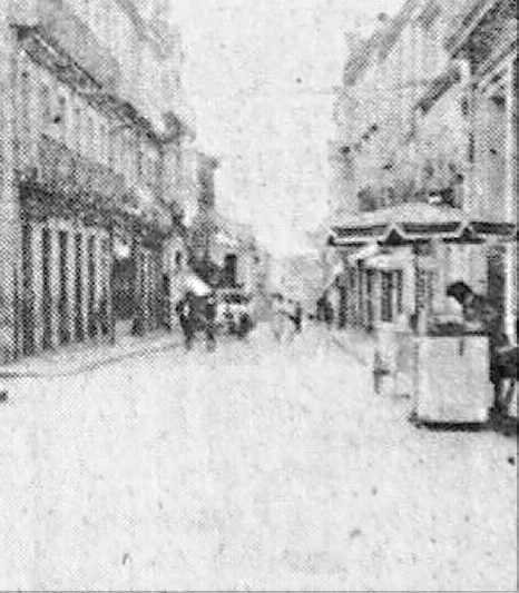 Calle Paseo de O Carballiño en los años 50.