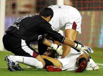 Muerte súbita del jugador de fútbol Antonio Puerta.