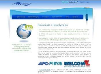 Página web de la empresa Pipo Systems.