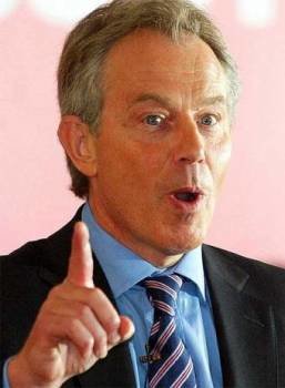 El ex primer ministro británico Tony Blair.