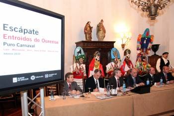 Rodríguez, Varela, Jiménez, Vila y García, durante la presentación. (Foto: Vicente Pernía)