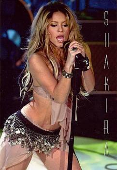 La cantante Shakira, en concierto.