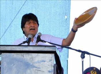 El presidente de Bolivia, Evo Morales. (Foto: JORGE ABREGO)