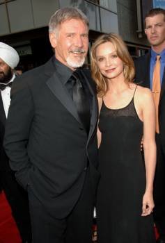 La pareja de actores Harrison Ford y Calista Flockhart.