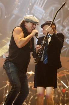  AC/DC en la gira 'Black Ice'