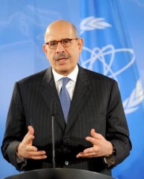 El diplomático egipcio Mohamed el-Baradei