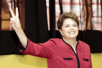 La nueva presidenta de Brasil, Dilma Rousseff.