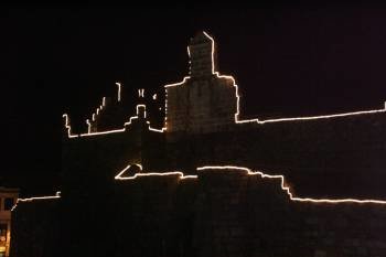 Castillo de los Sarmiento, en Ribadavia. (Foto: Marcos Atrio)