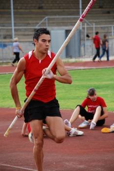 El atleta valdeorrés, en una cita reciente en Calabagueiros. (Foto: LUIS BLANCO)