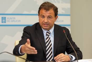 Javier Guerra, conselleiro de Economía e Industria. (Foto: CONCHI PAZ)