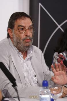 González Macho, durante la rueda de prensa. (Foto: JUAN M. ESPINOSA)