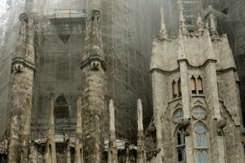 Imagen de la Sagrada Familia de Barcelona. (Foto: TONI ALBIR)