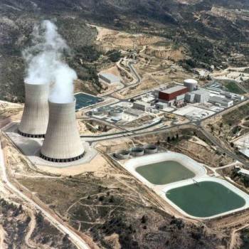 Imagen aérea de la Central nuclear de Cofrentes