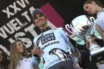 Contador, el sábado en Zamora.? (Foto: ricardo suárez)