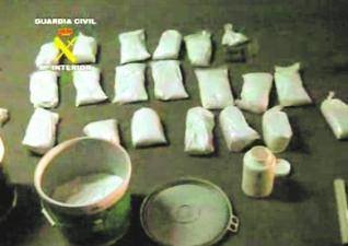 Imagen de archivo de una incautación de cocaína. (Foto: EFE)