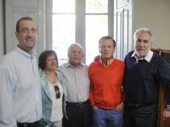 Diéguez, Crespo, Baltar, Hernández y Santalices. (Foto: )