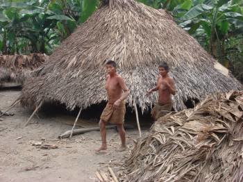 Nativos en la tribu kugapakori, que rehuyen todo contacto con el exterior. (Foto: ARCHIVO)