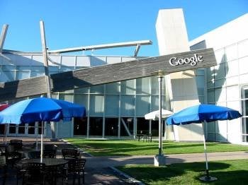 Entrada a la sede principal de Google, en Mountain View, Estados Unidos.