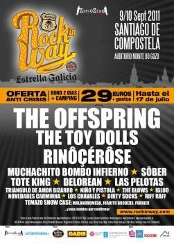 Cartel del festival Rock in Way Estrella Galicia (Foto: Archivo)