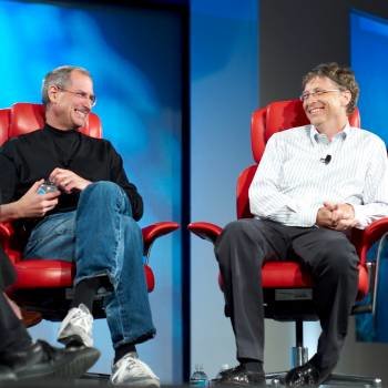 Steve Jobs y Bill Gates. Foto: Archivo