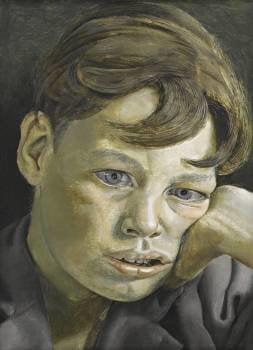  La obra 'Cabeza de chico', del artista británico Lucian Freud, ((1922-2011).
