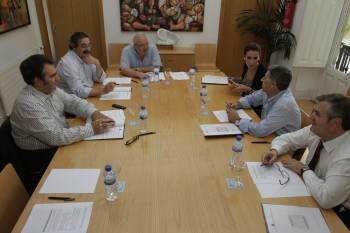 El jurado: Monxardín, Piñeiro, González Tosar, Pino Díaz, Francisco González y José Manuel Rodríguez. (Foto: MIGUEL ANGEL)