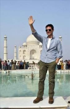 Tom Cruise visita el Taj Mahal (Foto: Archivo EFE)