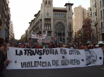 Manifestación contra la discriminación hacia la transexualidad. (Foto: ARCHIVO)