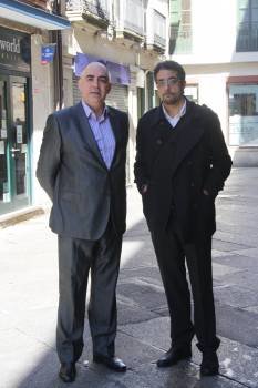 Camilo Fernández e Xan Rodríguez, promotores do proxecto