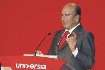 El presidente del Banco de Santander, Emilio Botín. (Foto: J.F. MORENO)