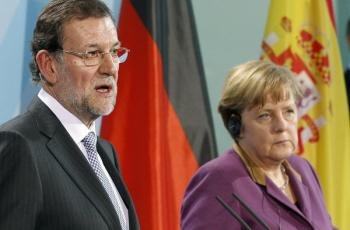 Rajoy y Merkel, en un reciente encuentro