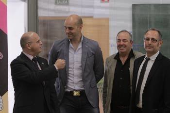 Manuel Baltar, José Armada, Juan Luis Folgar y Emilio Rodríguez. (Foto: MIGUEL ÁNGEL)