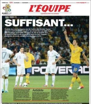 Portada del diario francés 'L'Équipe'