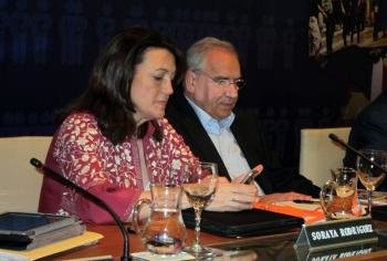 La portavoz del PSOE en el Congreso de los Diputados, Soraya Rodríguez, 