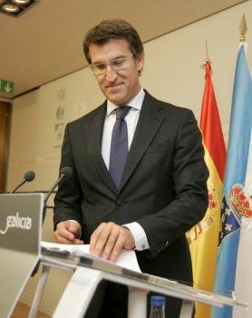 El presidente de la Xunta, Alberto Núñez Feijóo.