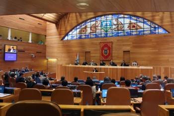 Vista general del Parlamento de Galicia. (Foto: ARCHIVO)