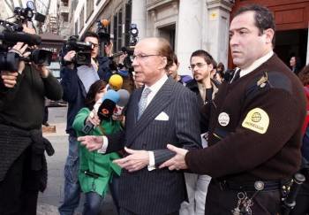 José María Ruiz-Mateos, a su salida de los juzgados de Palma en enero. (Foto: ARCHIVO)