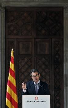 El presidente catalán, Artur Mas. (Foto: ALBERTO ESTÉVEZ)