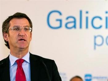 El presidente de la Xunta de Galicia y candidato a la reelección, Alberto Núñez Feijóo