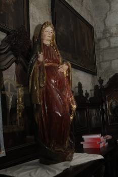 La talla de la Virgen de la Expectación. (Foto: MIGUEL ÁNGEL)