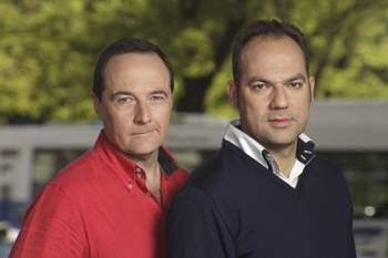 Luis Ignacio González y Federico de Juan, de 'Los Clones'.