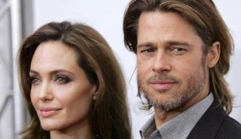 Los actores Brad Pitt y Angelina Jolie